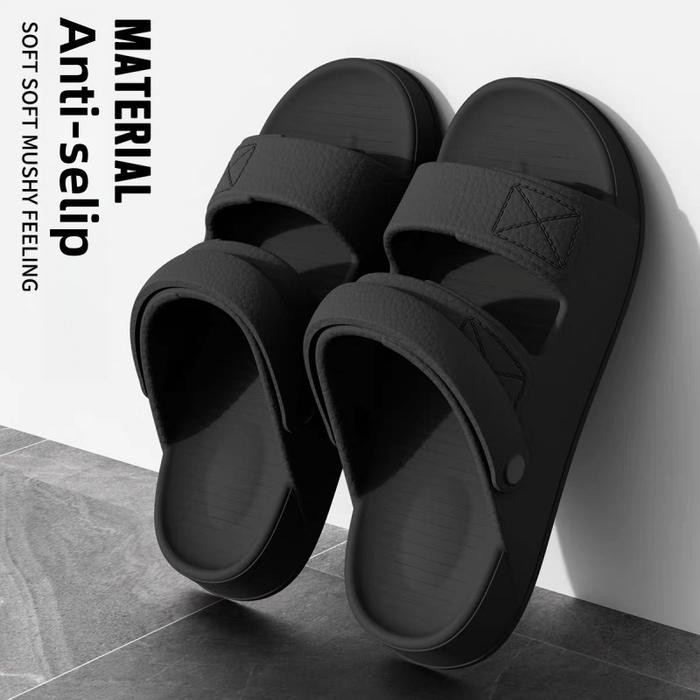 Terbaru Sandal Pria Terbaru 2025 Sandal Dewasa Sandal Karet Dengan Tali Belakang Gaya Murah Sepatu