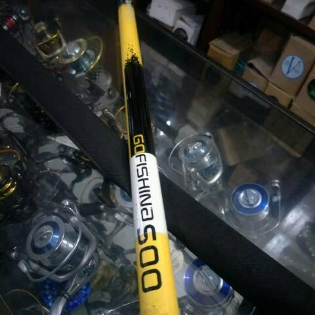 Joran Tegek cetilan lele Giant Flag Tongkat Bendera go fishing Carbon