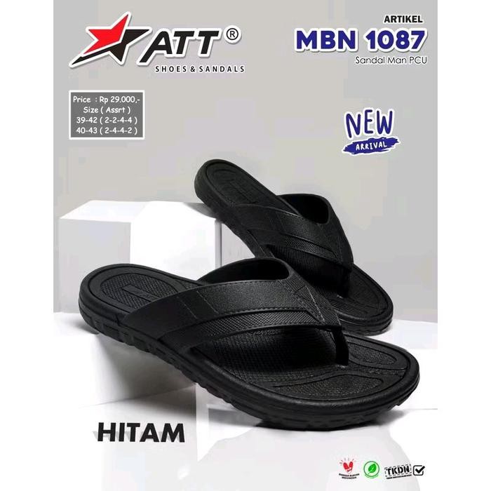 Terbaru Sandal Jepit Att Pria Sendal Karet Anti Air Sandal Pria Laki Laki