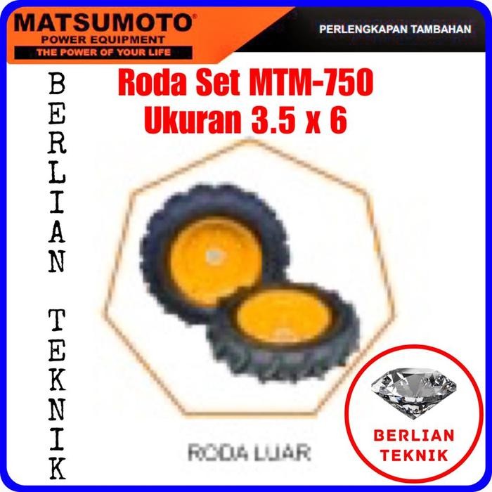 Roda Set Ban Luar Traktor Tiller Mtm-750G
