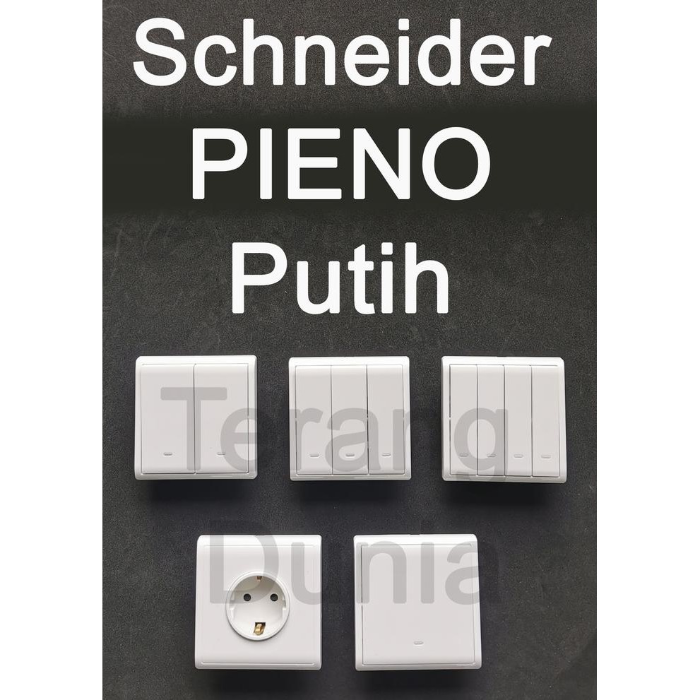 Schneider Pieno Putih Saklar Schneider Pieno Stopkontak Schneider Terlaris