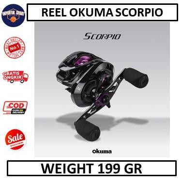 Reel Okuma Scorpio BC Left Handle - REEL PANCING - ALAT PANCING -BAGUS