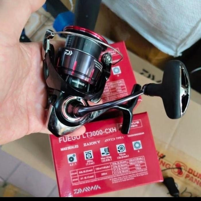 reel pancing daiwa fuego 3000 d cxh power handel
