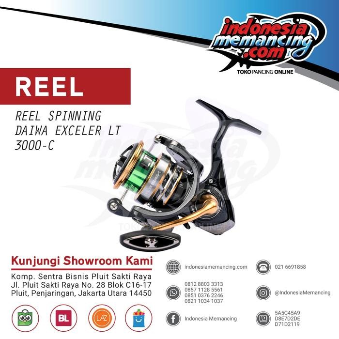 Reel Spinning Daiwa Exceler 2017 3000C LT
