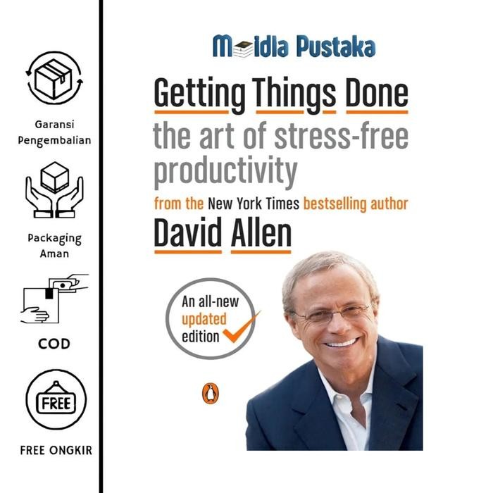 Buku Getting Things Done By David Allen (English/Indonesia)
