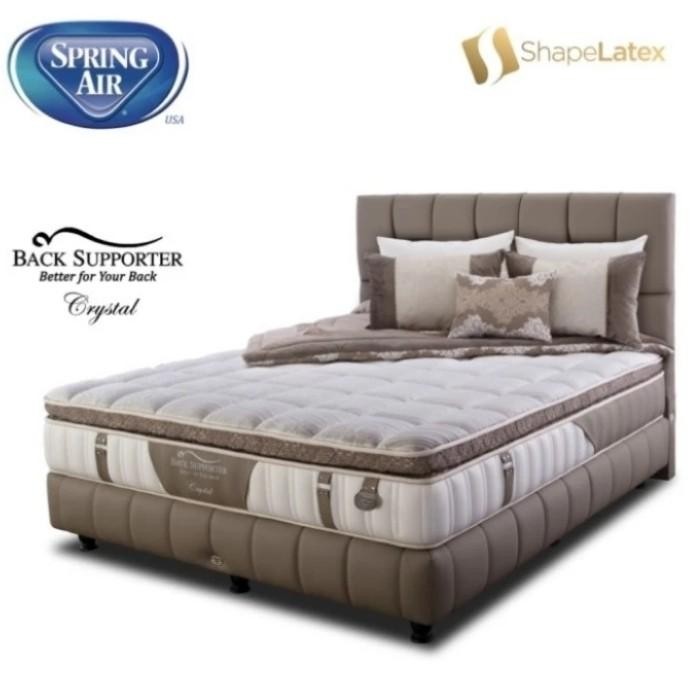 Kasur Spring Air Crystal (Full Set) - Ukuran 180X200