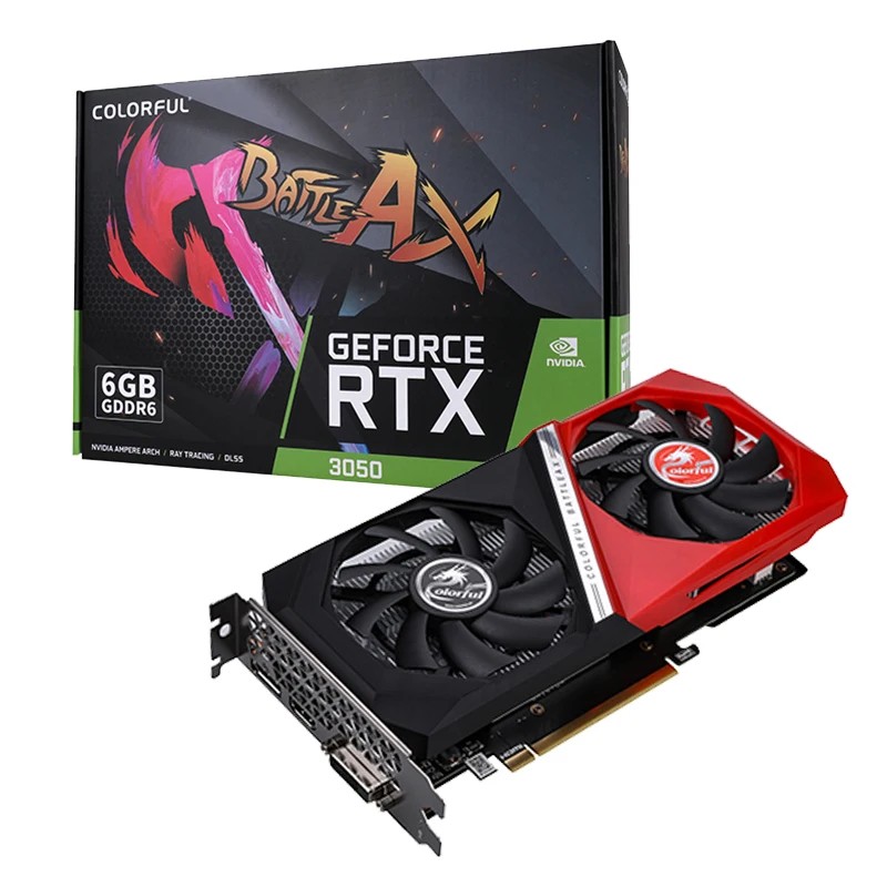 Colorful Tomahawk GeForce RTX 3050 DUO 6GB RTX 3050 3050Ti 3060Ti 3070 3070Ti 3080 Graphics Card
