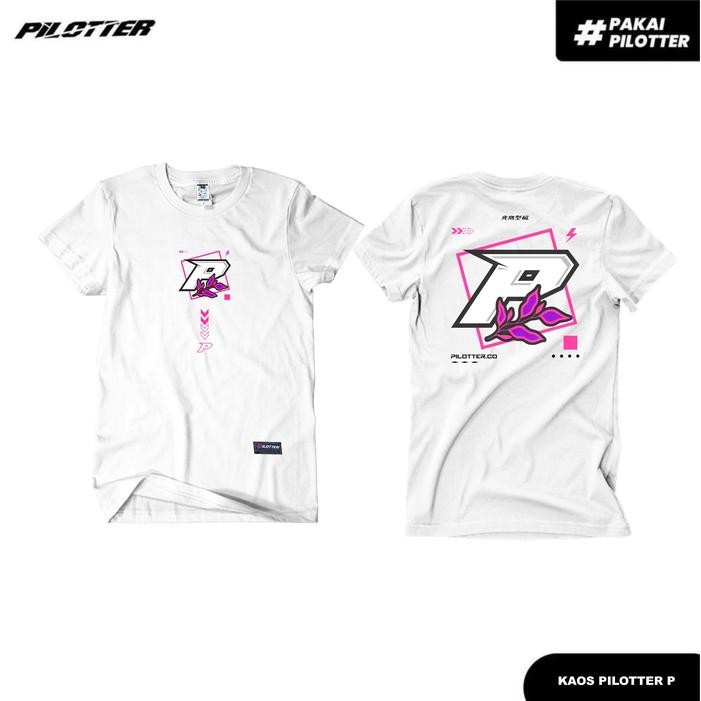 COD KAOS PILOTTER P KAOS NEW ORIGINAL FREE STICKER - M, HITAM