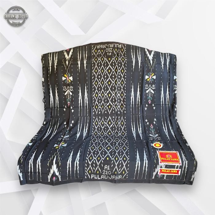 DISKON Sarung Goyor Tenun Halus Pulau Jawa donggala Semua musim Silver READY STOCK