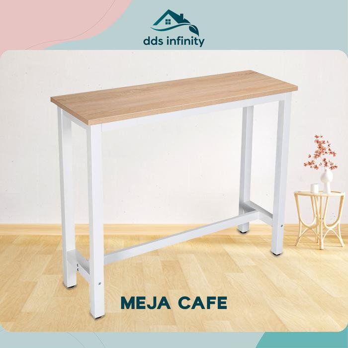 Meja Bar Cafe Kayu Portable Meja Kursi Bar