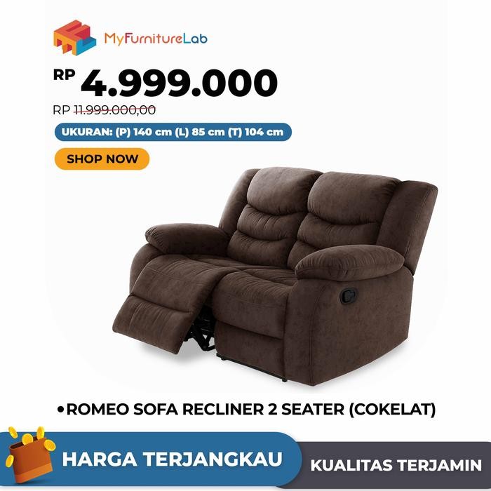 Romeo Sofa Recliner 2 Seater