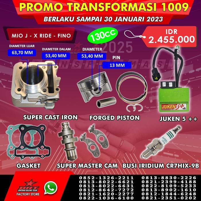 PAKET BORE UP MIO J / XRIDE / FINO BRT masih ready