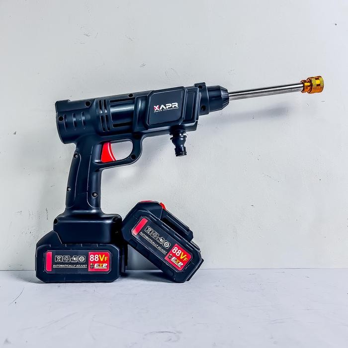 Mesin cuci motor mobil APR JAPAN A10 2BATERAI JET CLEANER cordless