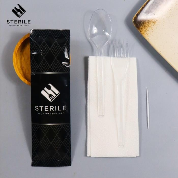 

Sendok plastik set hienis steril gau tissue