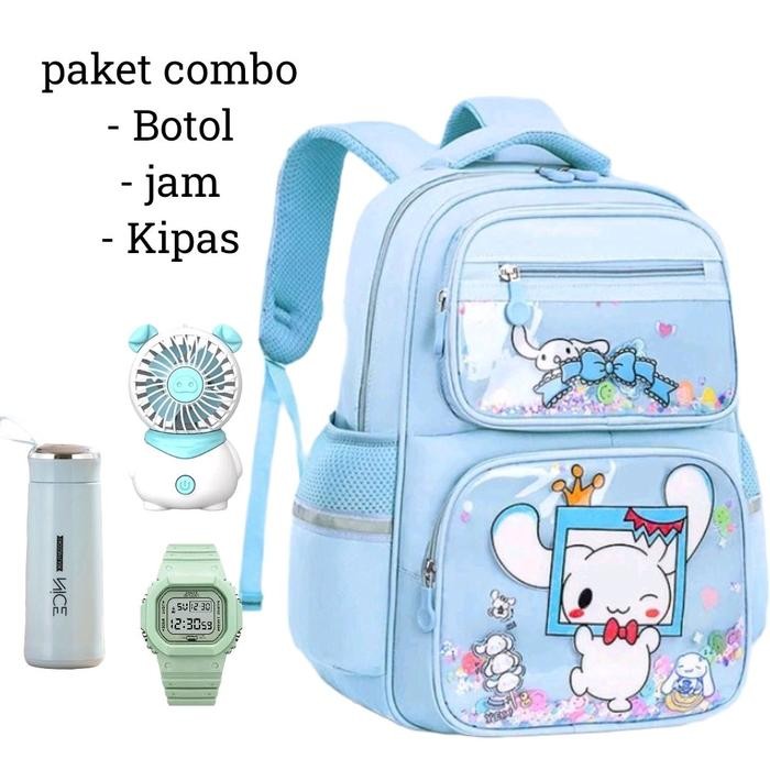 

Tas Ransel Anak Sekolah SD SMP SMA Tas Ransel Motif Sanrio Kuromi Melody Tas Ransel Anak Perempuan