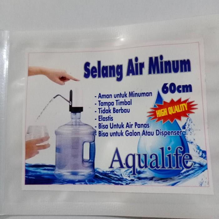 AQUALIFE SELANG 5x6 POMPA GALON DISPENSER 6MM * 5MM AIR PANAS