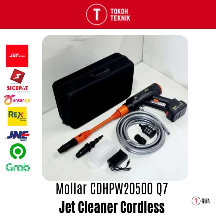 Mollar CDHPW20500 Q7 Jet Cleaner Cuci Steam Mobil Motor Cordless 20V