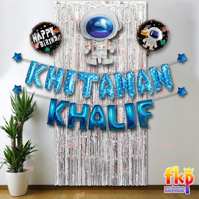 Paket Dekorasi Khitanan Simpel / Tasyakuran Sunatan Dekor Balon Pasti Ori