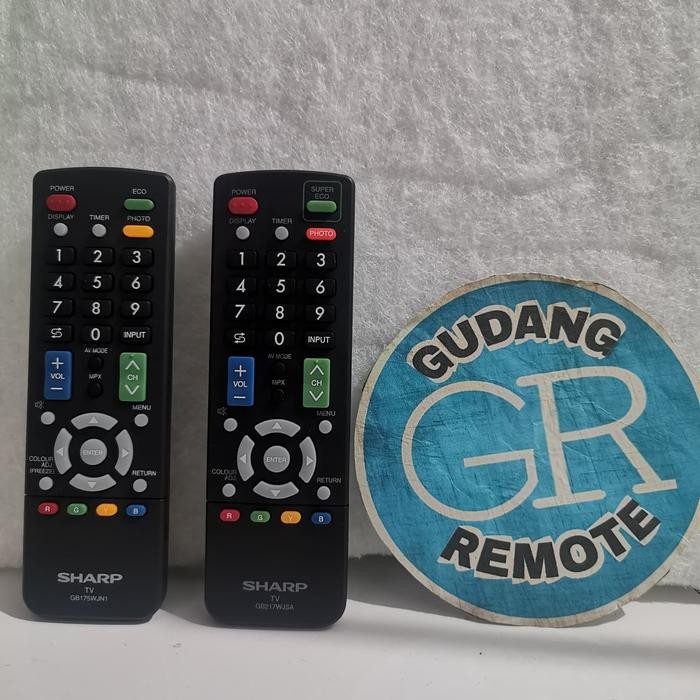 Remote Remot TV Sharp LED LCD Plasma Tabung Original