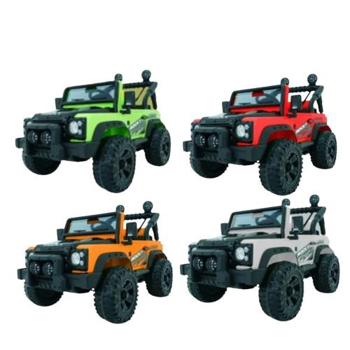 Mainan Anak Mobil Aki Jeep ROCKY BAN KARET - VOLTA 5008