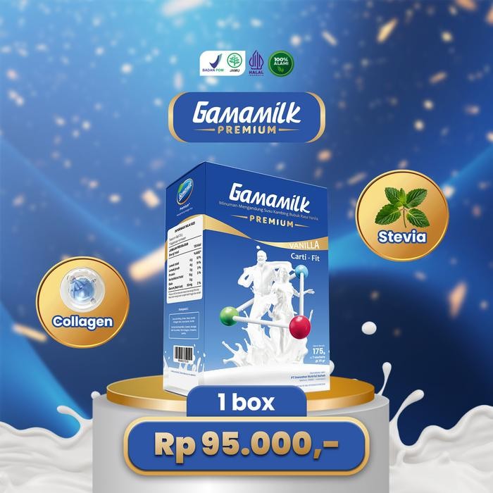 

GAMAMILK Premium- Susu Kambing Bubuk Nutrasetikal