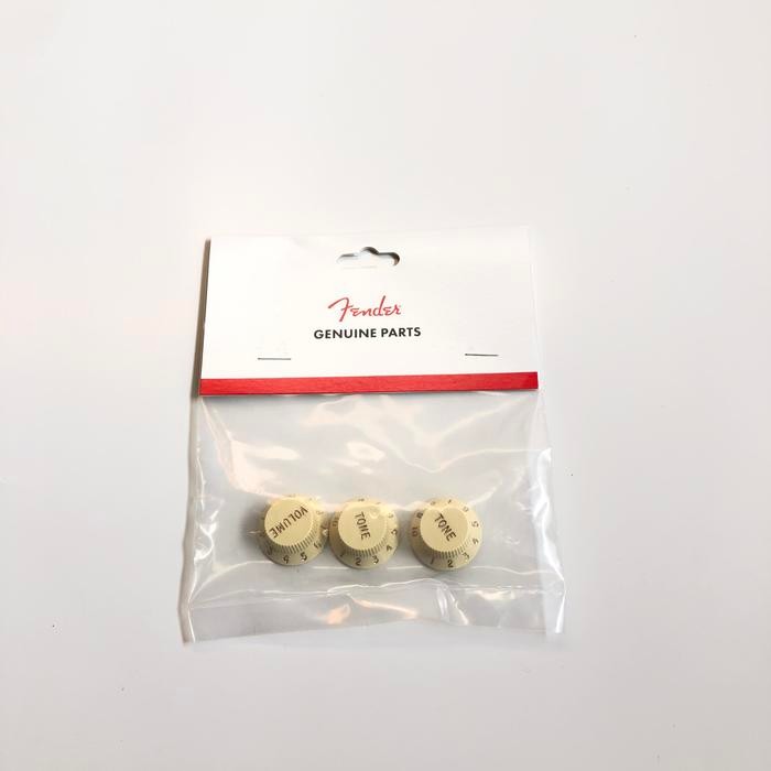 Fender original stratocaster knob agedwhite