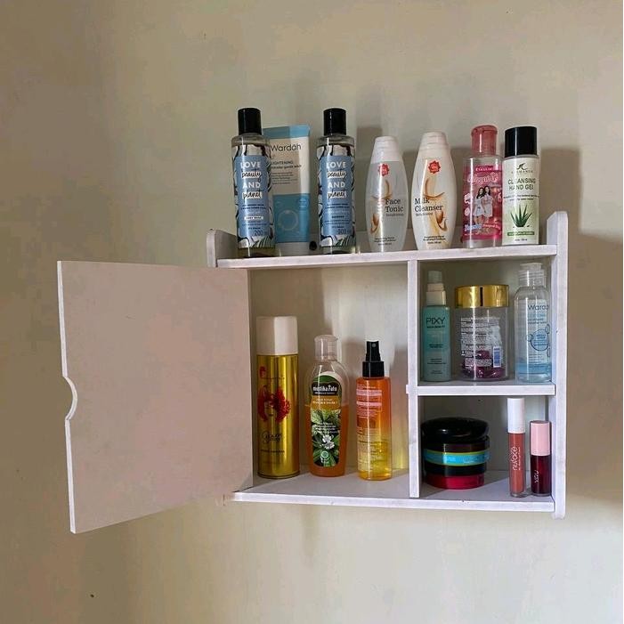 Rak Dinding Cermin Gantung Kamar Mandi Makeup Pasti Ori