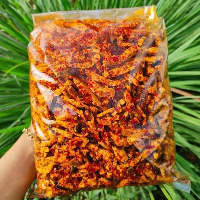 

Basreng pedes daun jeruk isi 1kg Kacang Telur