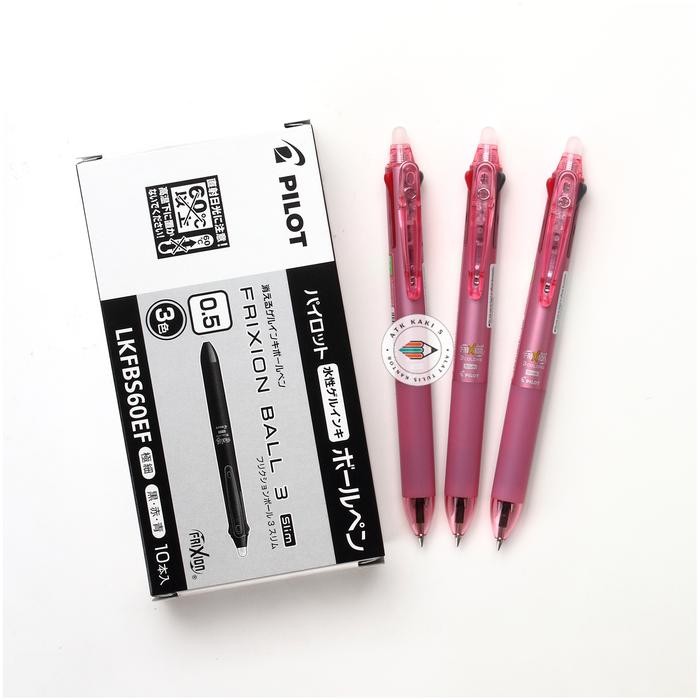 

Ready- Pena Pilot Frixion 3 In 1 0.5Mm Warna Warni Bisa Di Hapus [ 1 Buah ]