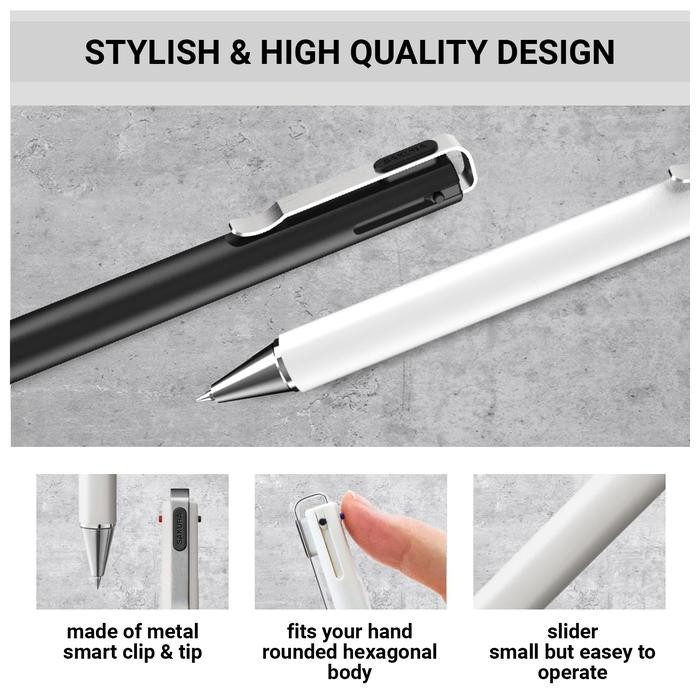 

Ready- Sakura Ballsign Id 3C Multipen Ballpoint Gel Pen Retractable Pulpen