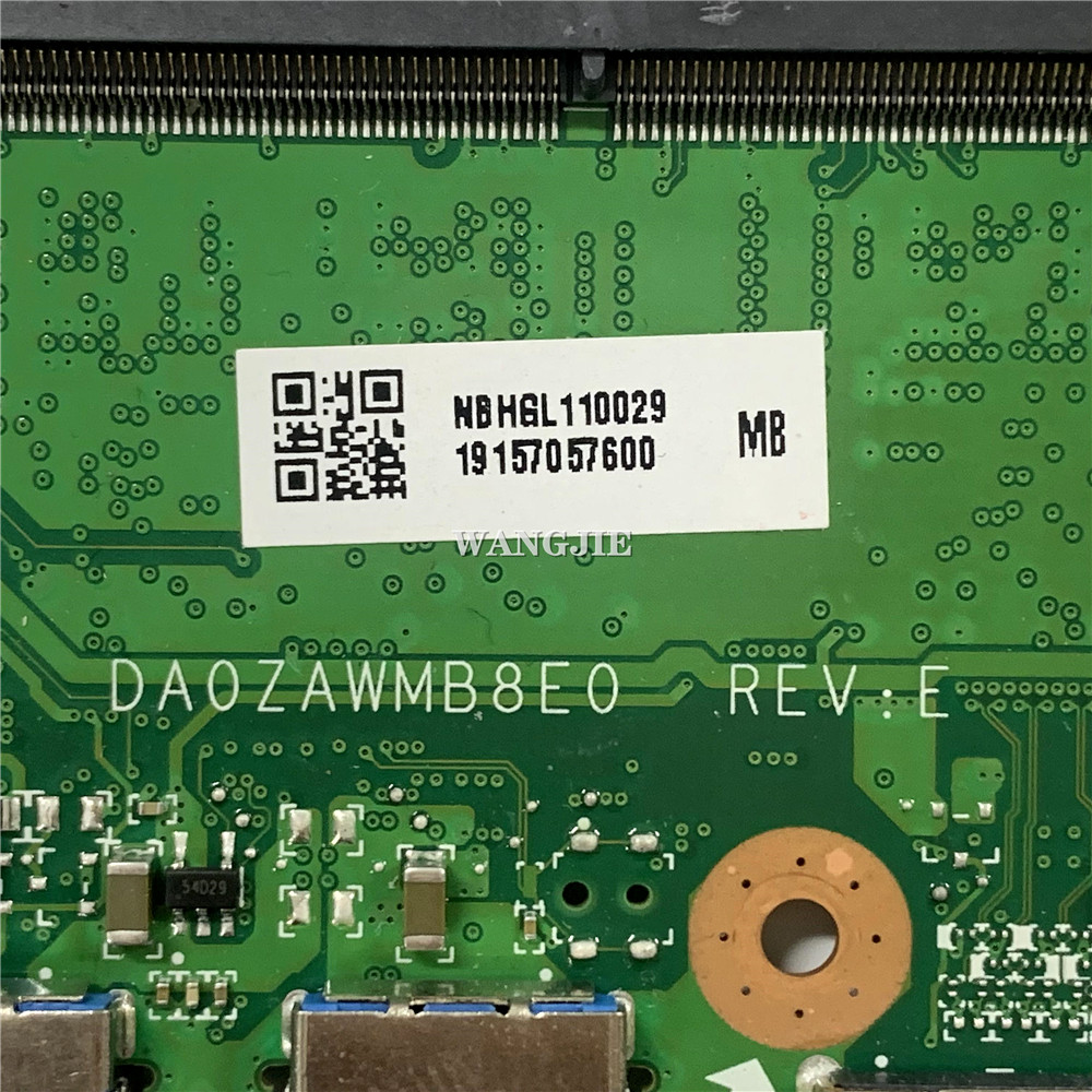 DA0ZAWMB8E0 Laptop Motherboard For Acer Aspire 5 A515-54G A515-54 NBHGL11002 SREJQ I5-8265U I7-8565U