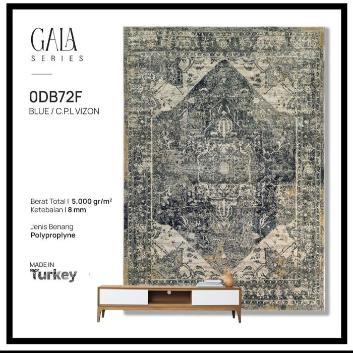 Karpet Permadani Turki Motip Abstrak Ukuran 200X300