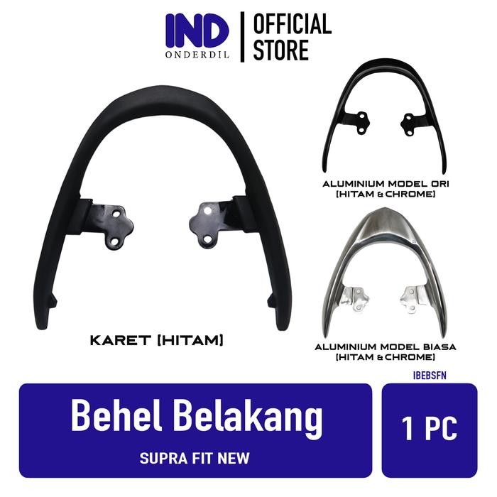 Behel-Begel-Pegangan-Handle-Besi-Karet Jok Belakang Supra Fit New