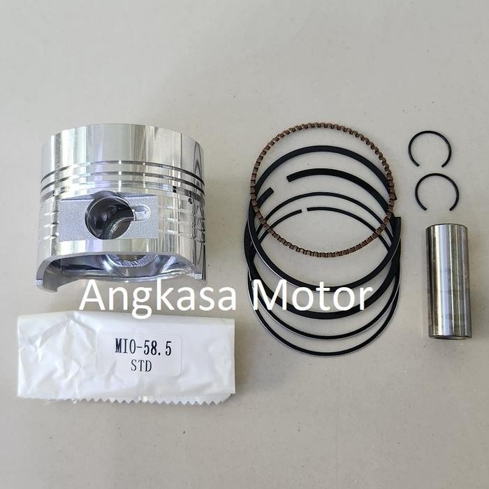 Piston Kit Mentah MIO FINO KARBU 58.5 Pen 15 NUOVO Piston Seher Mio Nouvo Fino 58,5 PIN 15