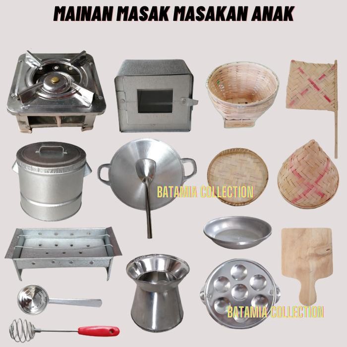 Kompor Mini Anak Anak Miniatur Masak Masakan