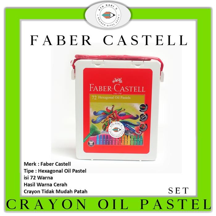 

Faber Castell Hexagonal Oil Pastel Crayon 72 Warna