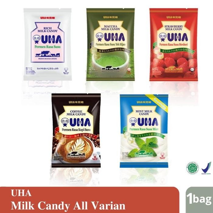 

New UHA Milk Candy All Varian 51gr