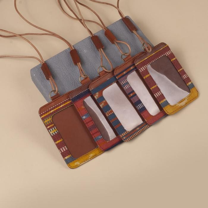 

Name Tag ID Card Holder - Noesa - Selip Tenun Lanyard