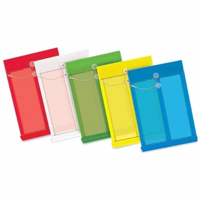 

Map Plastik Tali Folio Transparan Satu Lusin