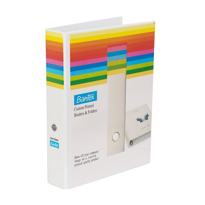 

Bantex Insert Ring Binder 2 Ring 40mm Folio White 8543 07