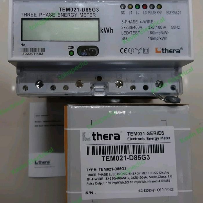 Thera TEM021-D85G3 kWh Meter LCD