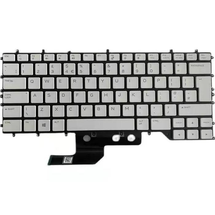 New Original Laptop Parts UK White Laptop RGB Keyboard For DELL For Alienware M15 R2 M15R3 P87F 09RW