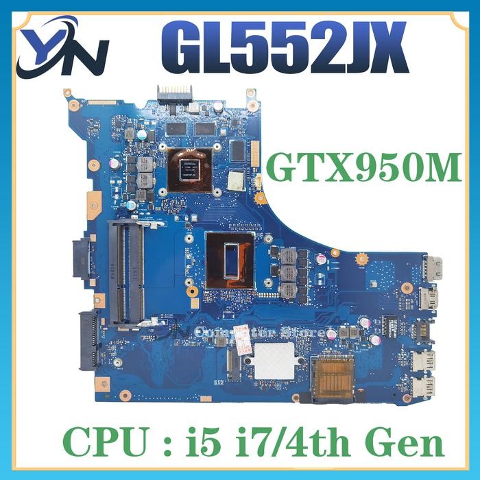 GL552JX Laptop Motherboard For ASUS ROG ZX50J ZX50J GL552JX Mainboard With i5-4200H i7-4720/4710HQ G