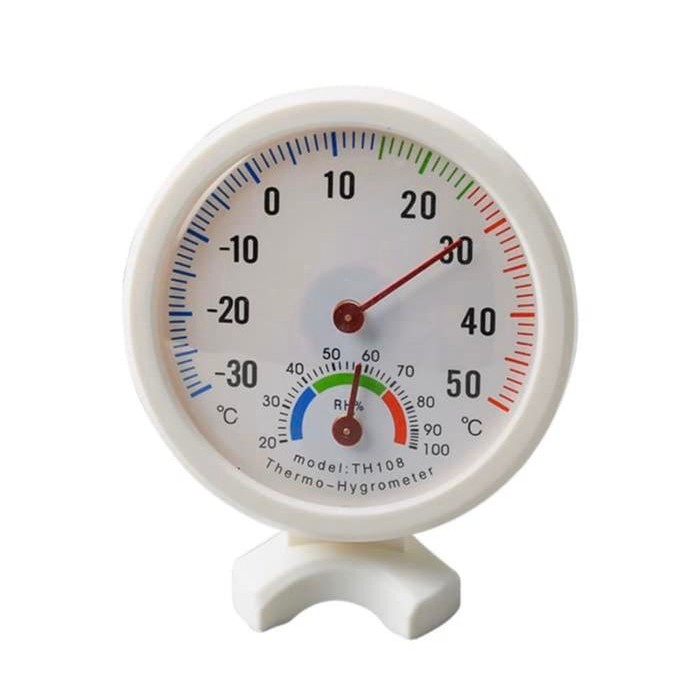 Thermometer Hygrometer Analog Ruangan Termometer Ruang Gudang *