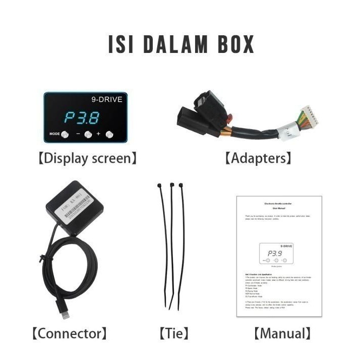 REMAP INNOVA REBORN PIGGYBACK 9 DRIVE THROTTLE CONTROLLER TOYOTA