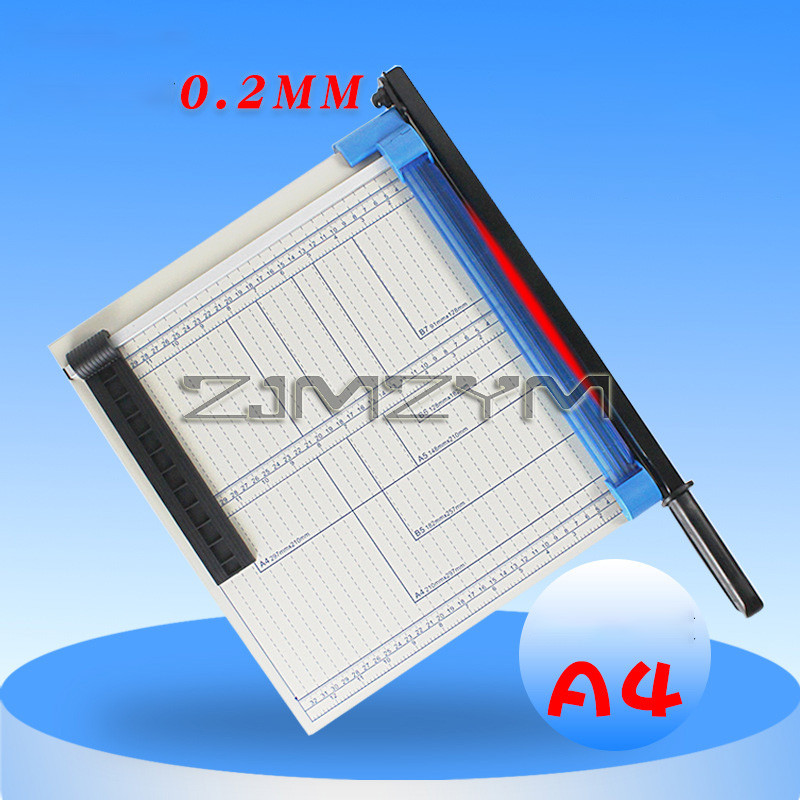 

A4 Adjustable Office Paper Cutter Manual Trimming Paper Cutting Tool Guide Plate Paper Cutter Photo