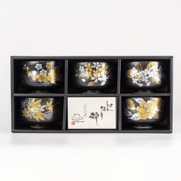 

Chawan Set - Mino Yaki - The Four Seasons of Japan - NIHON NO SHIKI