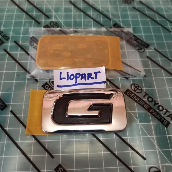 TERMURAH EMBLEM MEREK TIPE G G INNOVA LAMA REBORN 2004-2021 ORIGINAL