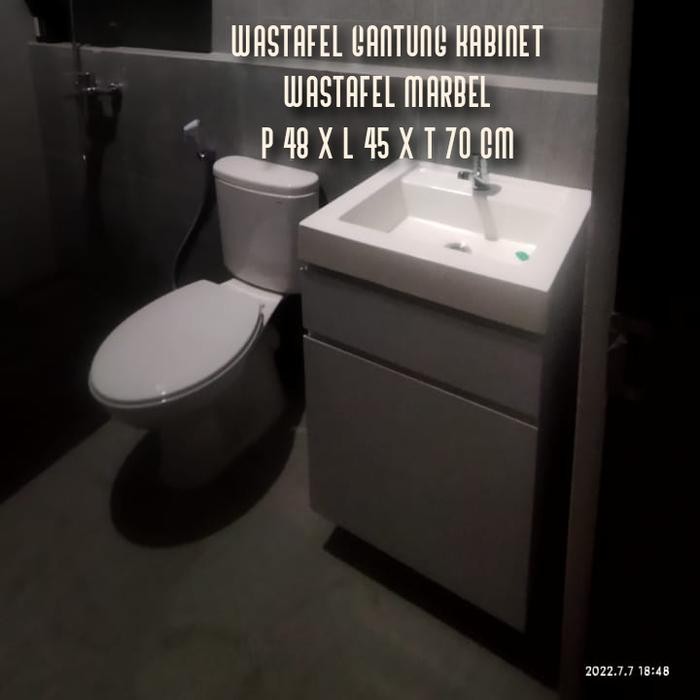 Promo Wastafel Gantung Kabinet/Wastafel Set Kabinet/Wastafel Cuci Tangan Terlaris