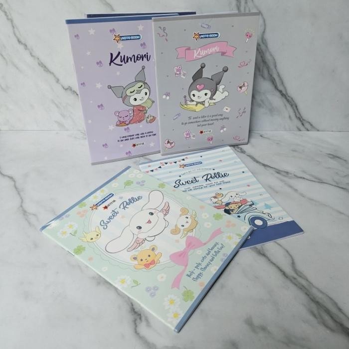 

Terlaris- Buku Tulis Sekolah Edisi Sanrio Newstar 38 Dan 58 Lembar Karakter Lucu Kuromi Cinnamorol